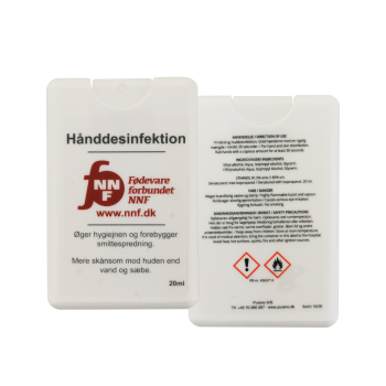 Håndsprit, 20 ml. pakket med 100 stk. pr. bestilling