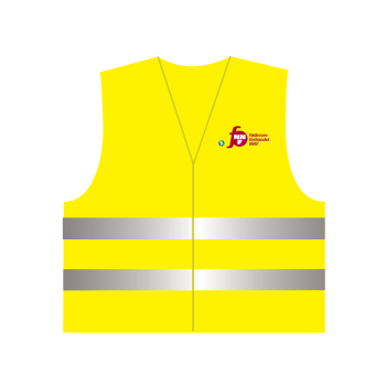 Sikkerhedsvest i gul 
